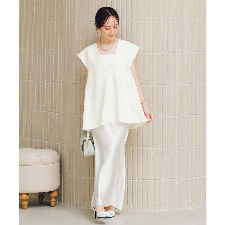 ディープVネックフレアトップス【UR’S ユアーズ】 | titivate | 詳細画像5 