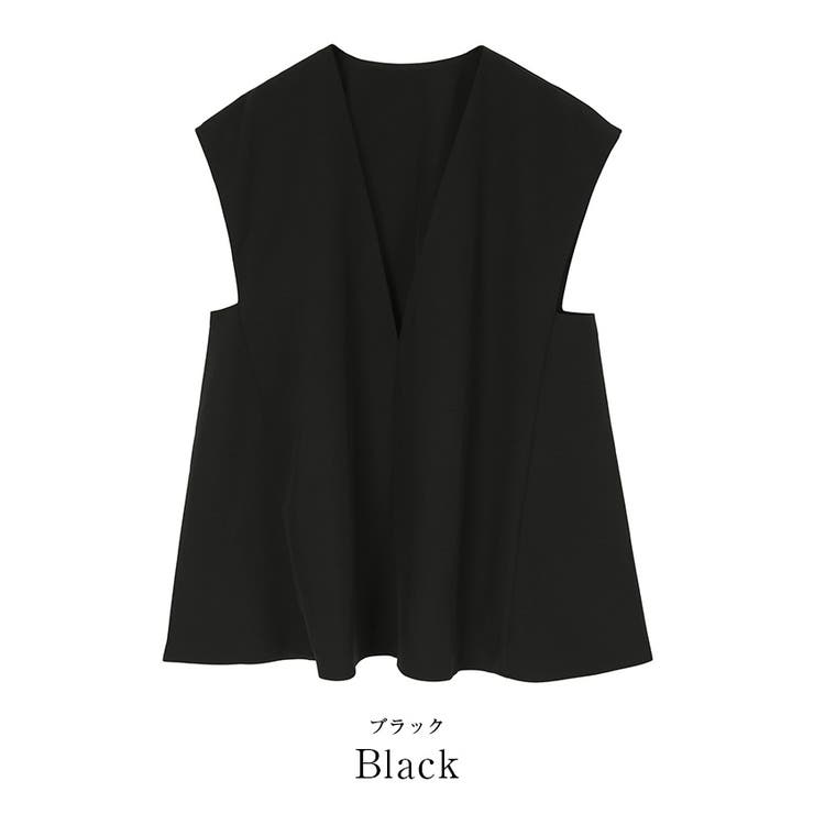 ディープVネックフレアトップス【UR’S ユアーズ】 | titivate | 詳細画像2 