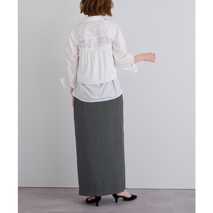 ラップデザインIラインスカート【UR’S ユアーズ】 | titivate | 詳細画像10 