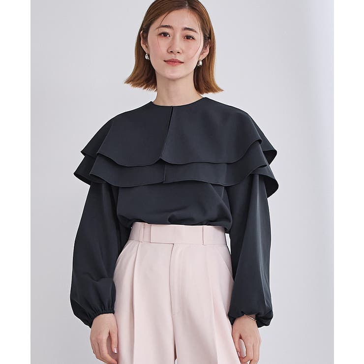 レイヤードケープブラウス【UR’S ユアーズ】 | titivate | 詳細画像4 