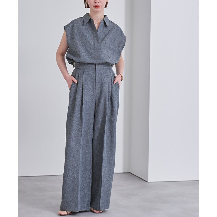 リネンライクフレンチスリーブスキッパーブラウス【UR’S ユアーズ】 | titivate | 詳細画像30 