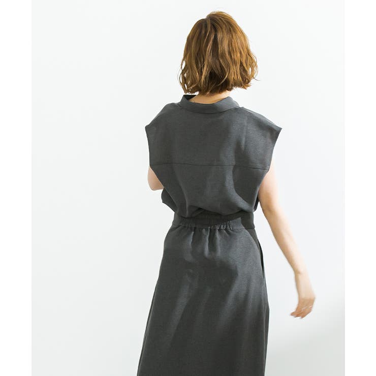 リネンライクフレンチスリーブスキッパーブラウス【UR’S ユアーズ】 | titivate | 詳細画像3 