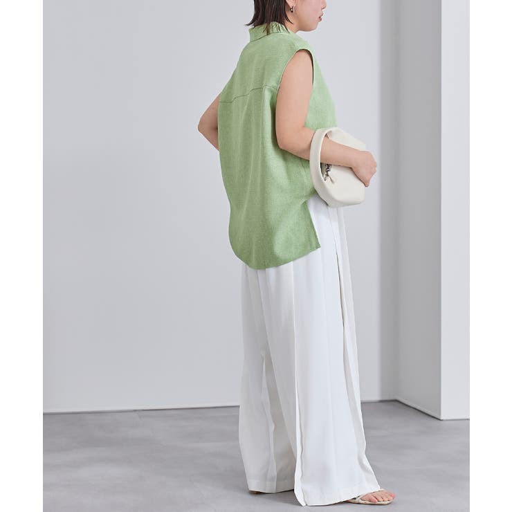 リネンライクフレンチスリーブスキッパーブラウス【UR’S ユアーズ】 | titivate | 詳細画像15 