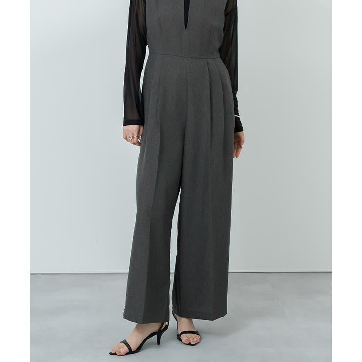 リネンライクディープハートネックオールインワン【UR’S ユアーズ】 | titivate | 詳細画像20 