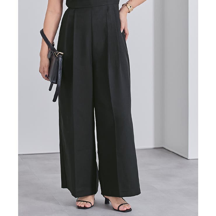 リネンライクディープハートネックオールインワン【UR’S ユアーズ】 | titivate | 詳細画像9 