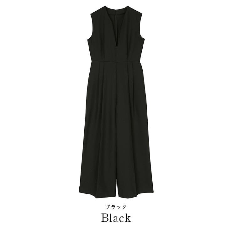 リネンライクディープハートネックオールインワン【UR’S ユアーズ】 | titivate | 詳細画像11 