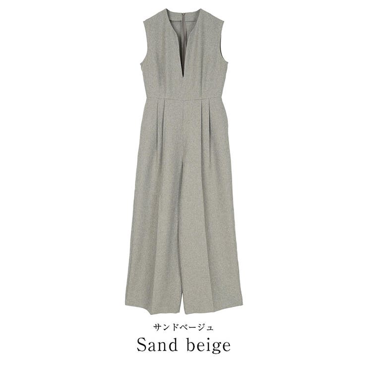 リネンライクディープハートネックオールインワン【UR’S ユアーズ】 | titivate | 詳細画像13 