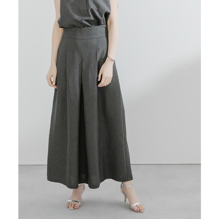 リネンライクフロントタックハイウエストスカート【UR’S ユアーズ】 | titivate | 詳細画像20 