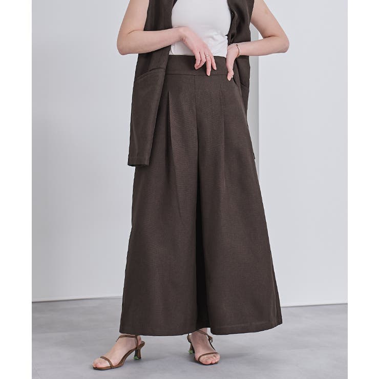 リネンライクフロントタックハイウエストスカート【UR’S ユアーズ】 | titivate | 詳細画像28 