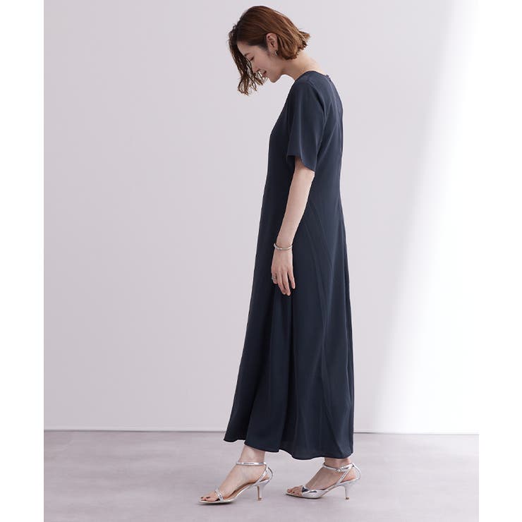 Vネックフィットアンドフレアワンピース【UR’S ユアーズ】 | titivate | 詳細画像26 