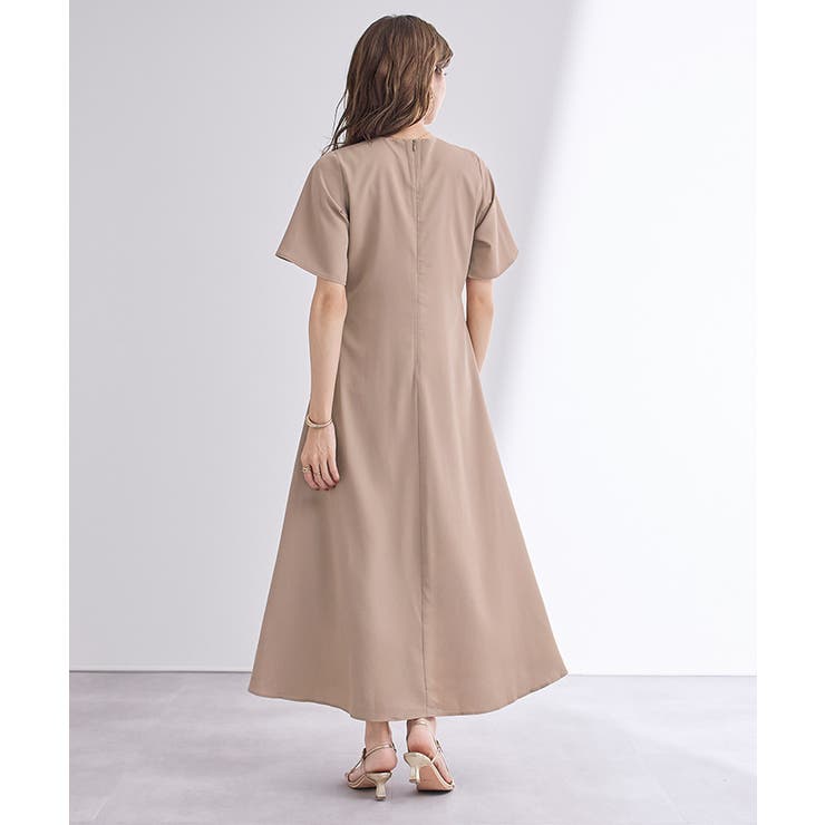 Vネックフィットアンドフレアワンピース【UR’S ユアーズ】 | titivate | 詳細画像29 