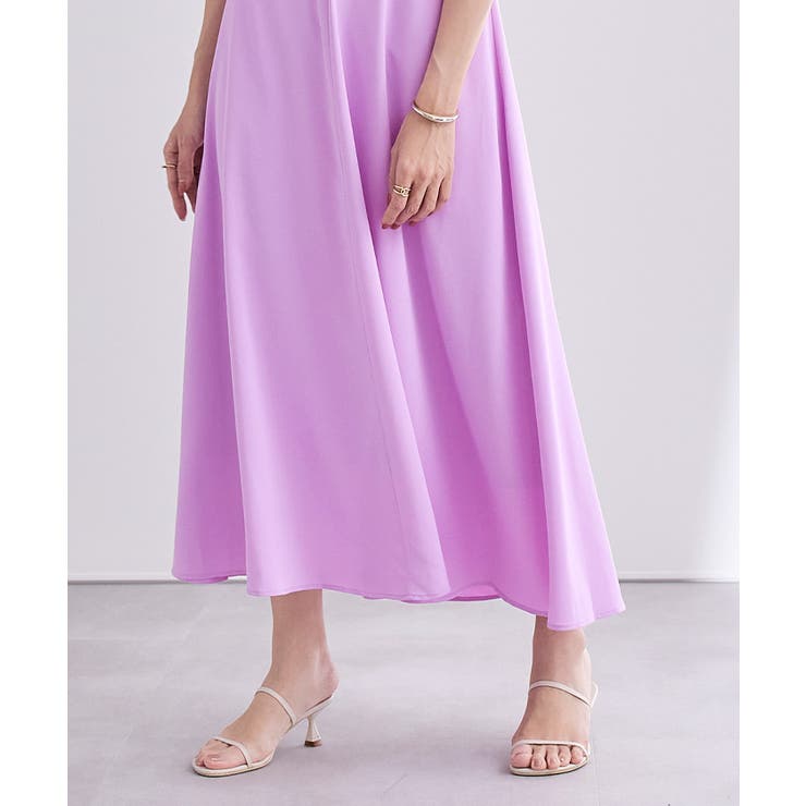 Vネックフィットアンドフレアワンピース【UR’S ユアーズ】 | titivate | 詳細画像34 