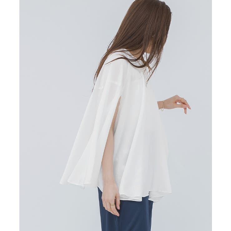 ケープシアーブラウス【UR’S ユアーズ】 | titivate | 詳細画像9 