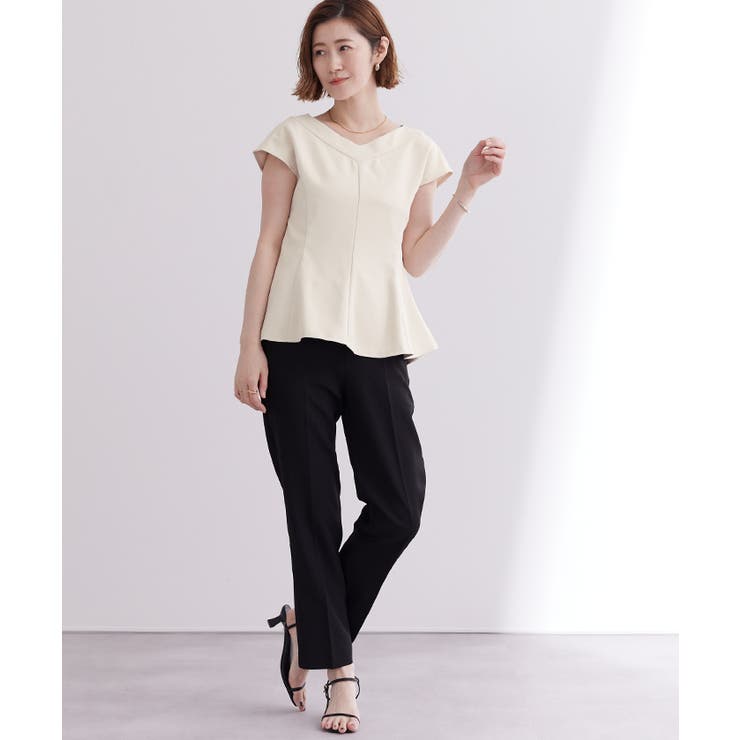 ワイドVネックペプラムトップス【UR’S ユアーズ】 | titivate | 詳細画像7 