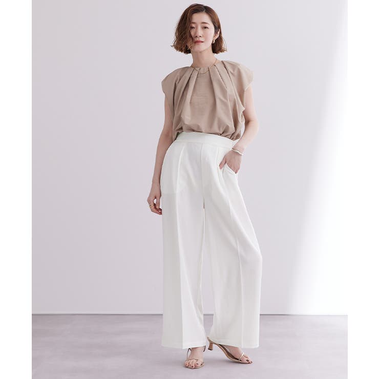 美シルエットリラックスワイドパンツ【UR’S ユアーズ】 | titivate | 詳細画像19 