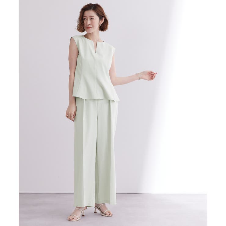 美シルエットリラックスワイドパンツ【UR’S ユアーズ】 | titivate | 詳細画像2 