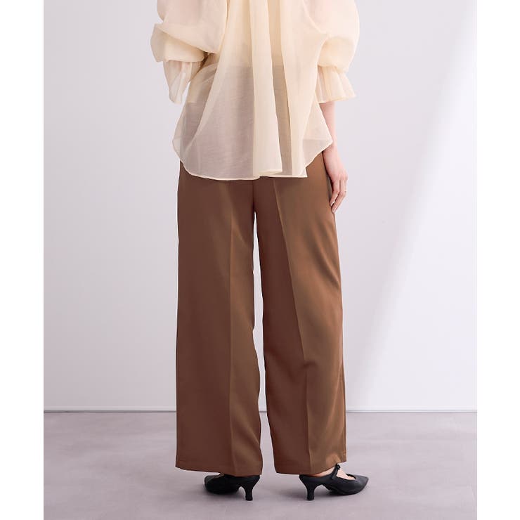 ワンタックカラーワイドパンツ【UR’S ユアーズ】 | titivate | 詳細画像4 