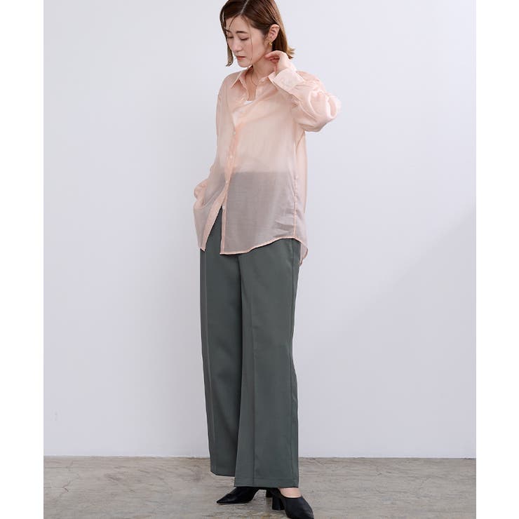 ワンタックカラーワイドパンツ【UR’S ユアーズ】 | titivate | 詳細画像14 