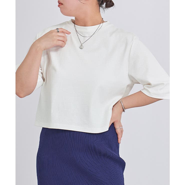 汗染み防止クロップドTシャツ【UR’S ユアーズ】 | titivate | 詳細画像29 