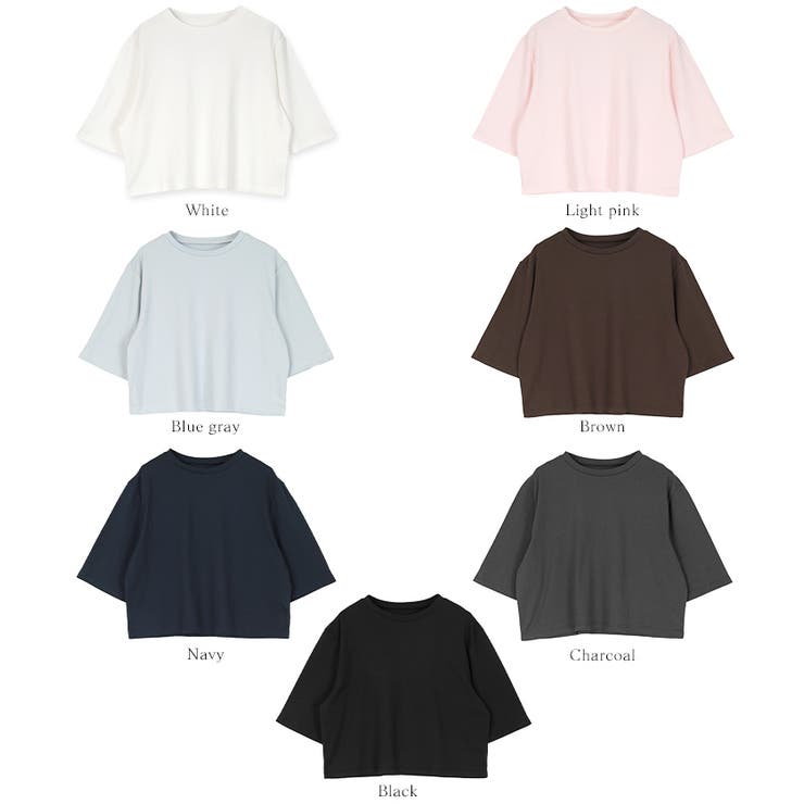 汗染み防止クロップドTシャツ【UR’S ユアーズ】 | titivate | 詳細画像20 