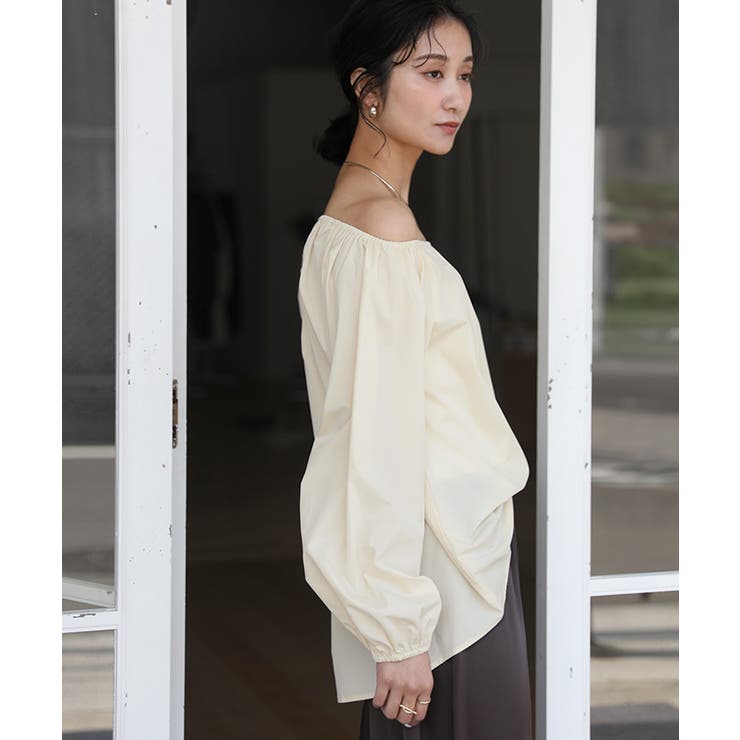 オフショルダーボリュームスリーブトップス/ラッシュガード【UR’S ユアーズ】 | titivate | 詳細画像15 