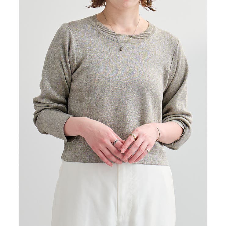 ラウンドネッククロップドニット【UR’S ユアーズ】 | titivate | 詳細画像16 