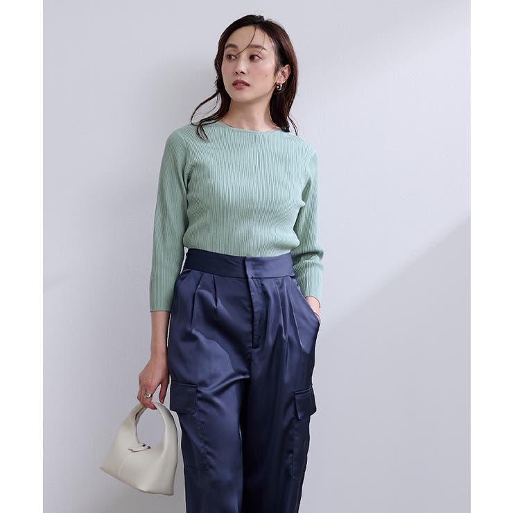 前後2wayベーシックリブニット【UR’S ユアーズ】 | titivate | 詳細画像25 