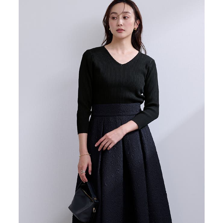 前後2wayベーシックリブニット【UR’S ユアーズ】 | titivate | 詳細画像28 