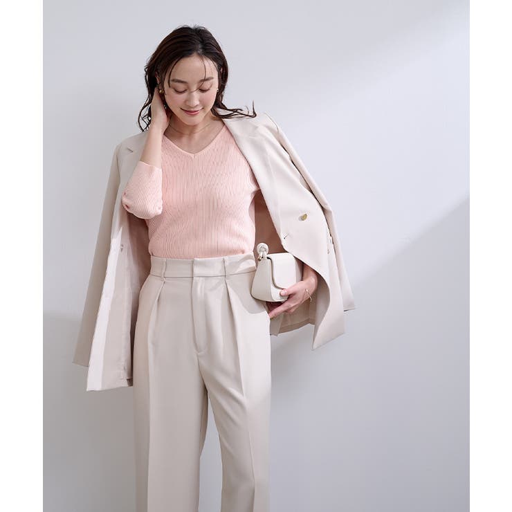 前後2wayベーシックリブニット【UR’S ユアーズ】 | titivate | 詳細画像3 