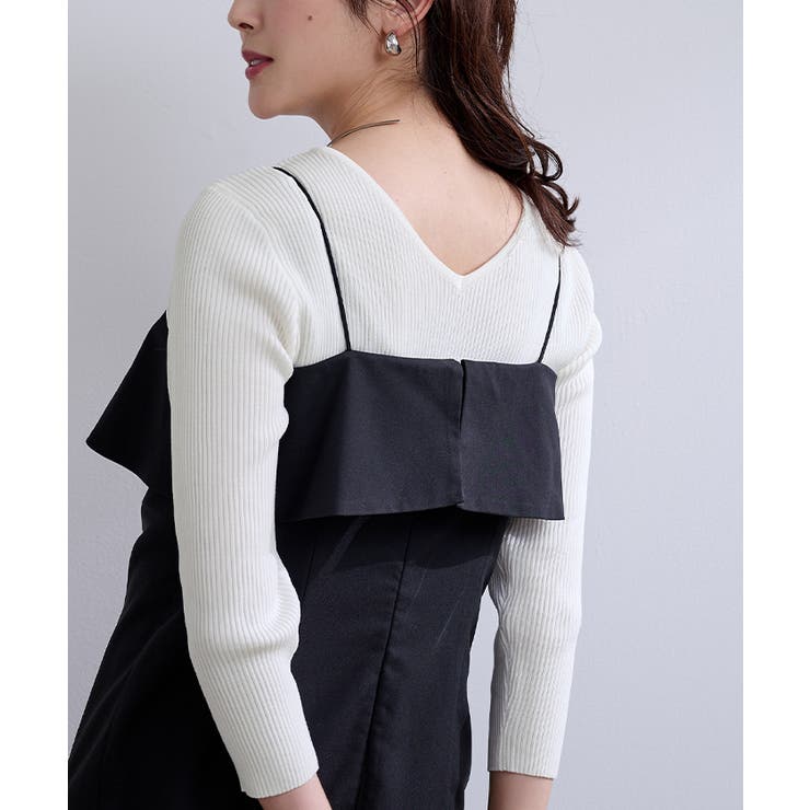 前後2wayベーシックリブニット【UR’S ユアーズ】 | titivate | 詳細画像16 