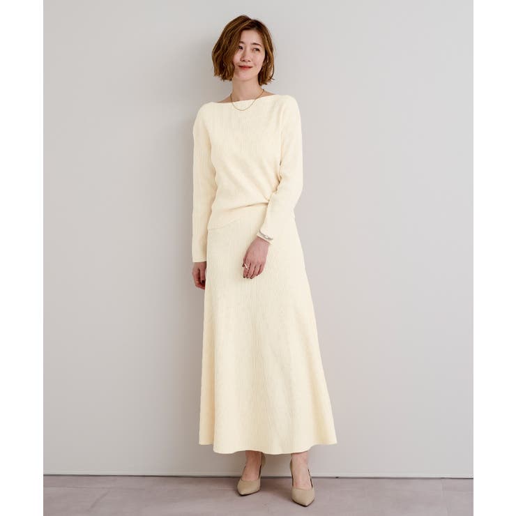 ボートネックドロップショルダーリブニット【UR’S ユアーズ】 | titivate | 詳細画像28 