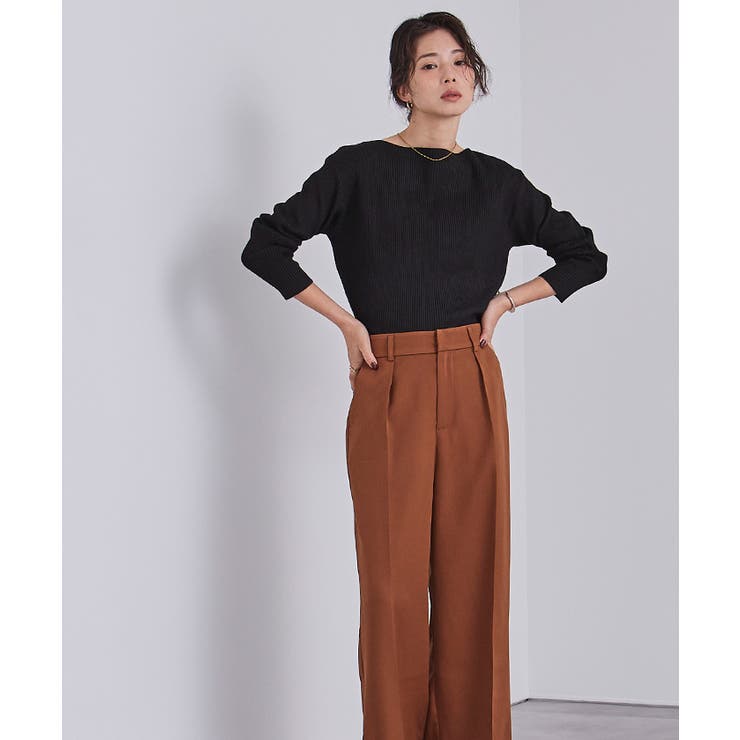 ボートネックドロップショルダーリブニット【UR’S ユアーズ】 | titivate | 詳細画像15 