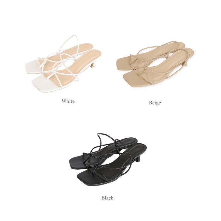 4.5cmヒールノットサンダル【UR’S ユアーズ】 | titivate | 詳細画像2 