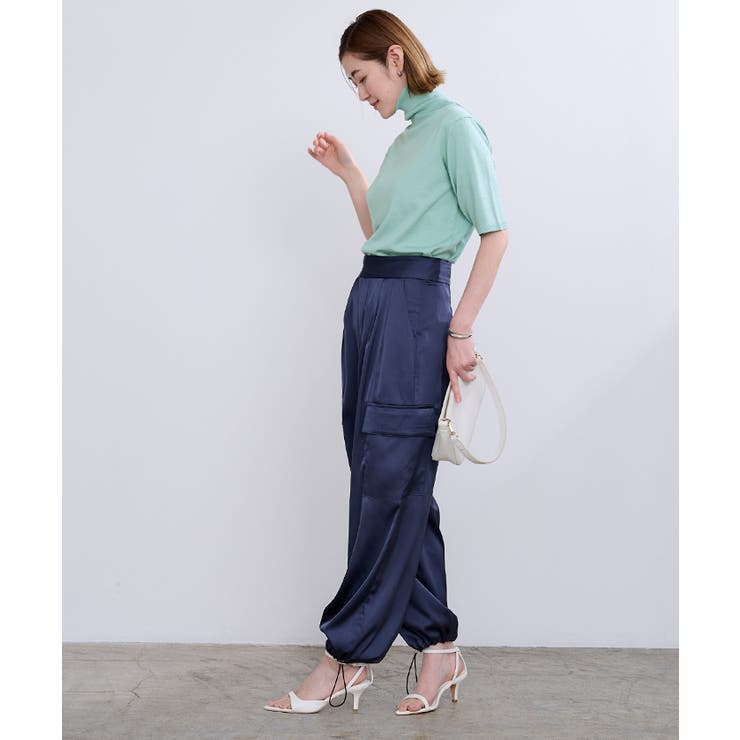 ハイネックハーフスリーブフィットニット【UR’S ユアーズ】 | titivate | 詳細画像31 