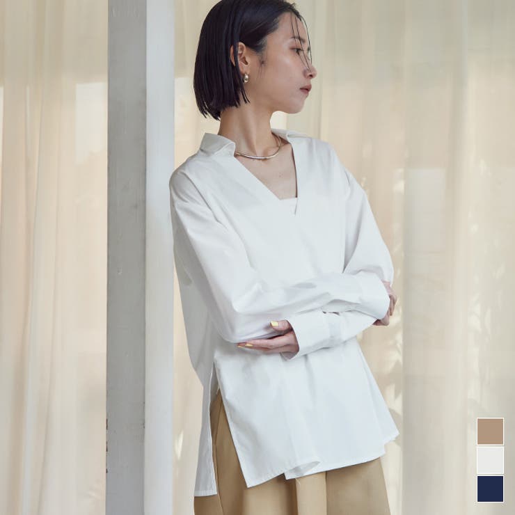 スキッパーラップシャツ【UR’S ユアーズ】 | titivate | 詳細画像1 