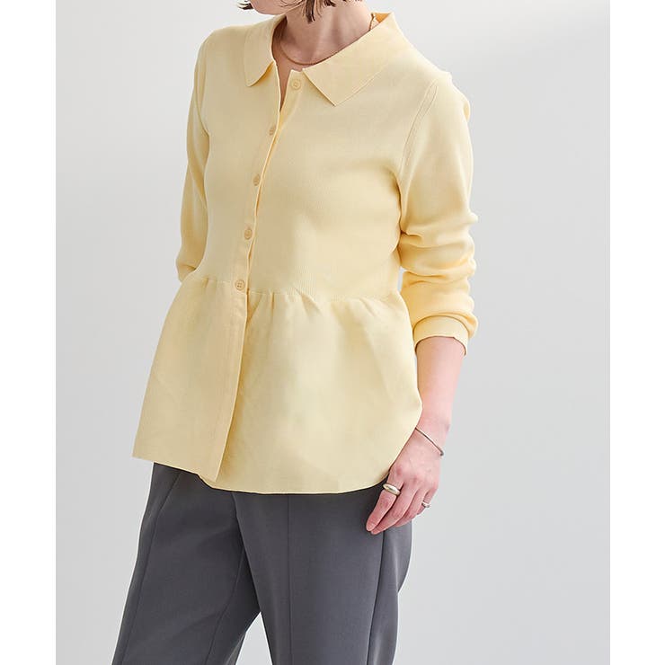 ウエストペプラムポロニットカーディガン【UR’S ユアーズ】 | titivate | 詳細画像3 