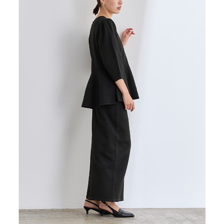 パフスリーブペプラムニットプルオーバー【UR’S ユアーズ】 | titivate | 詳細画像16 