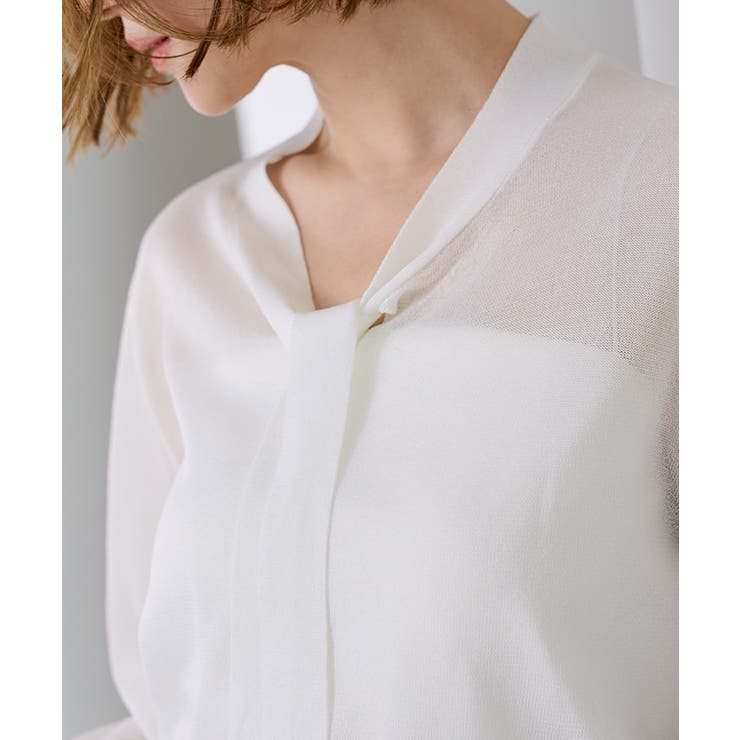 シアーボウタイニット【UR’S ユアーズ】 | titivate | 詳細画像10 