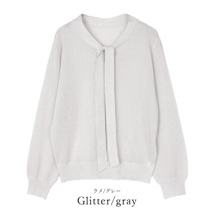 シアーボウタイニット【UR’S ユアーズ】 | titivate | 詳細画像4 