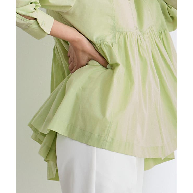 コットンギャザーペプラムブラウス【UR’S ユアーズ】 | titivate | 詳細画像7 