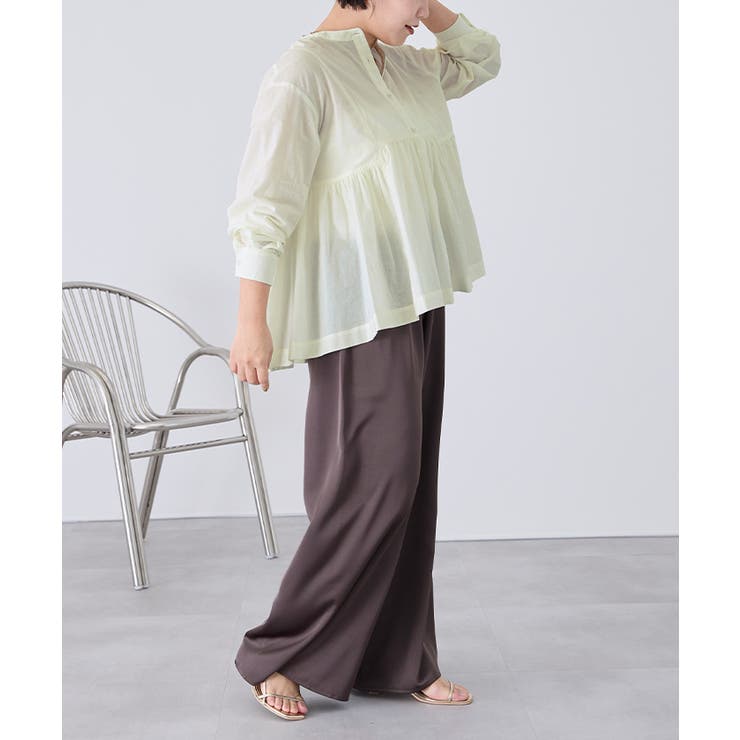 コットンギャザーペプラムブラウス【UR’S ユアーズ】 | titivate | 詳細画像19 