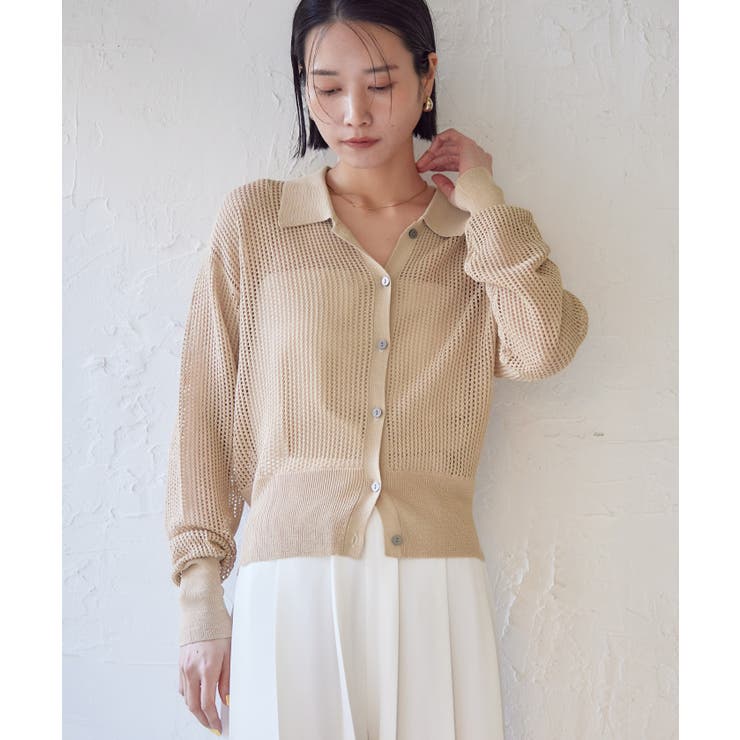 メッシュポロニットカーディガン【UR’S ユアーズ】 | titivate | 詳細画像19 