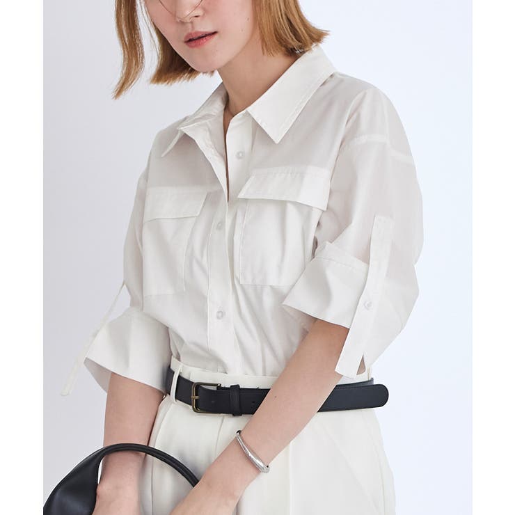 ターンバックシャツブラウス【UR’S ユアーズ】 | titivate | 詳細画像16 