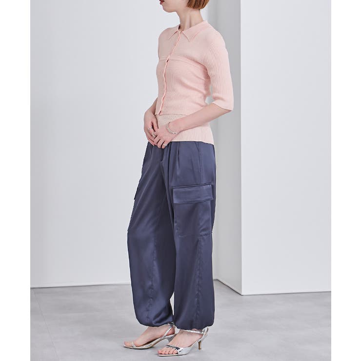 リブニットポロ×ビスチェセット【UR’S ユアーズ】 | titivate | 詳細画像2 