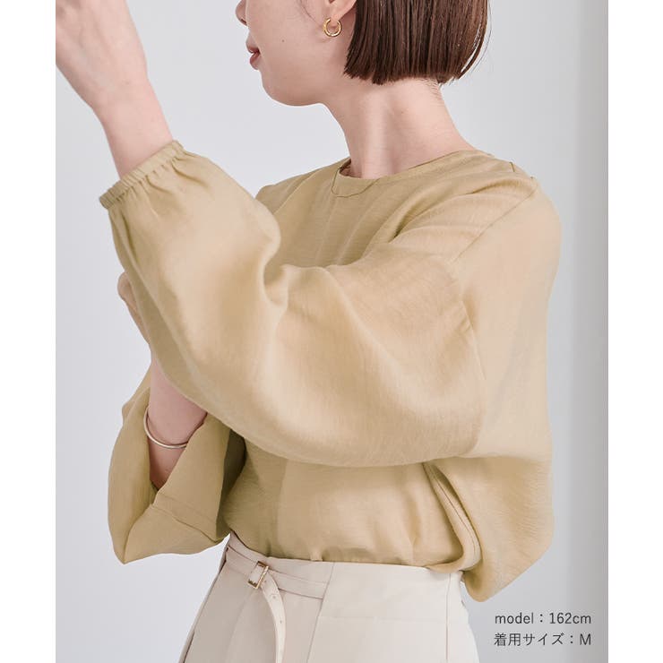 シアークルーネックオーバーサイズブラウス【UR’S ユアーズ】 | titivate | 詳細画像22 