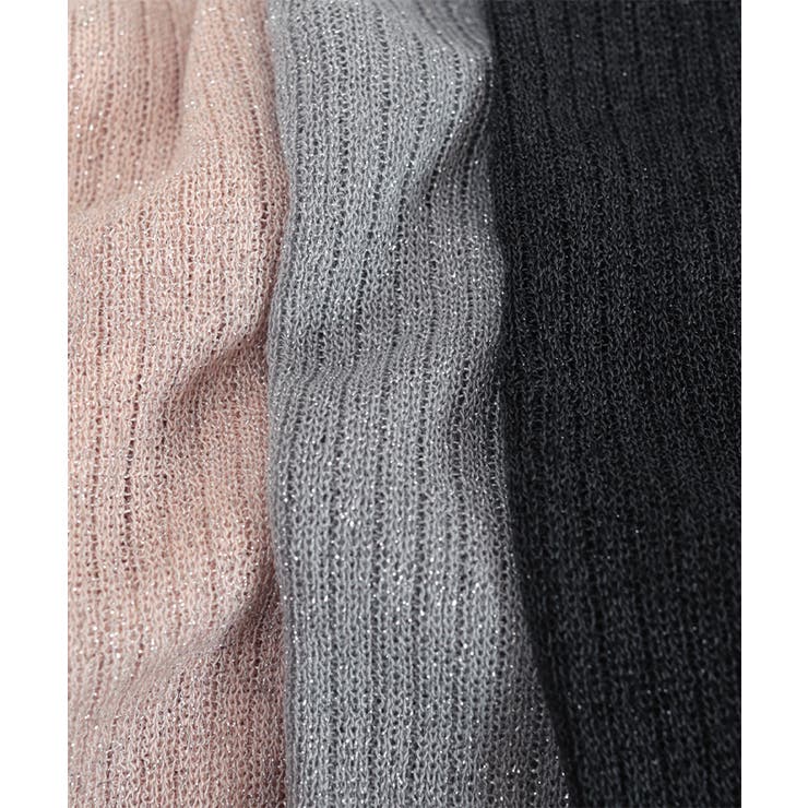 Vネックシアーラメリブニット【UR’S ユアーズ】 | titivate | 詳細画像29 