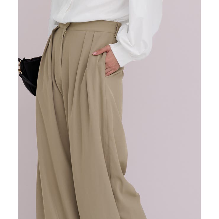 シャツドッキングタックワイドパンツ/オールインワン【UR’S ユアーズ】 | titivate | 詳細画像12 