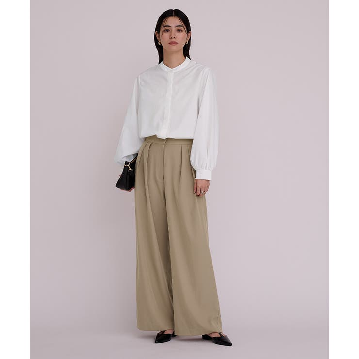 シャツドッキングタックワイドパンツ/オールインワン【UR’S ユアーズ】 | titivate | 詳細画像17 