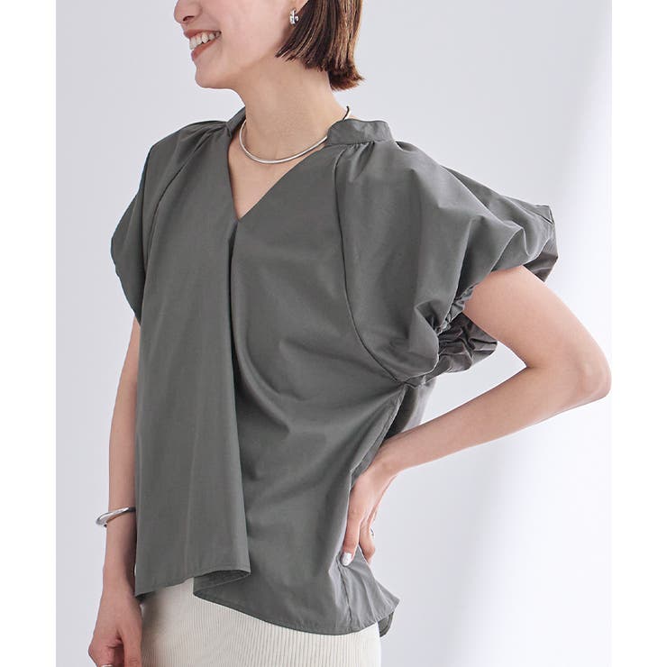 バルーンデザインキーネックブラウス【UR’S ユアーズ】 | titivate | 詳細画像25 