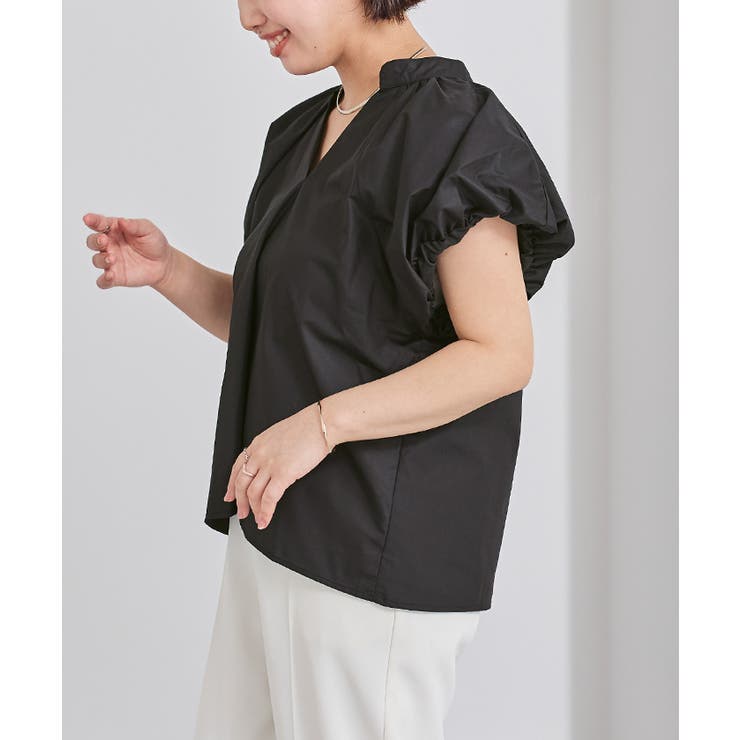 バルーンデザインキーネックブラウス【UR’S ユアーズ】 | titivate | 詳細画像33 